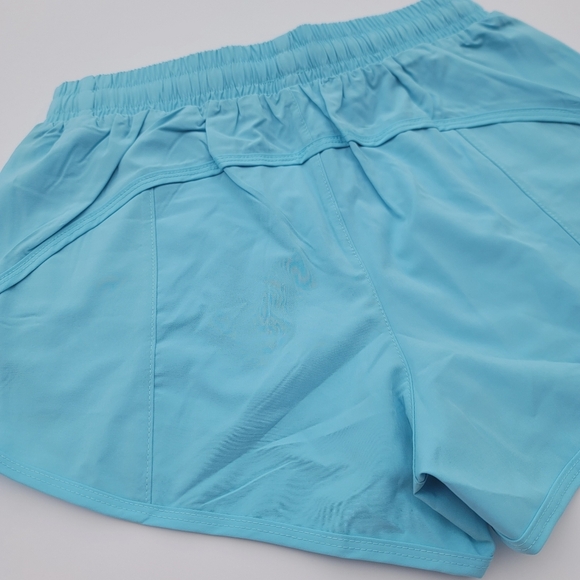 Pedigree FreeRUN High Waist Lined Shorts with Zipper Pockets | Blue - Picture 7 of 9